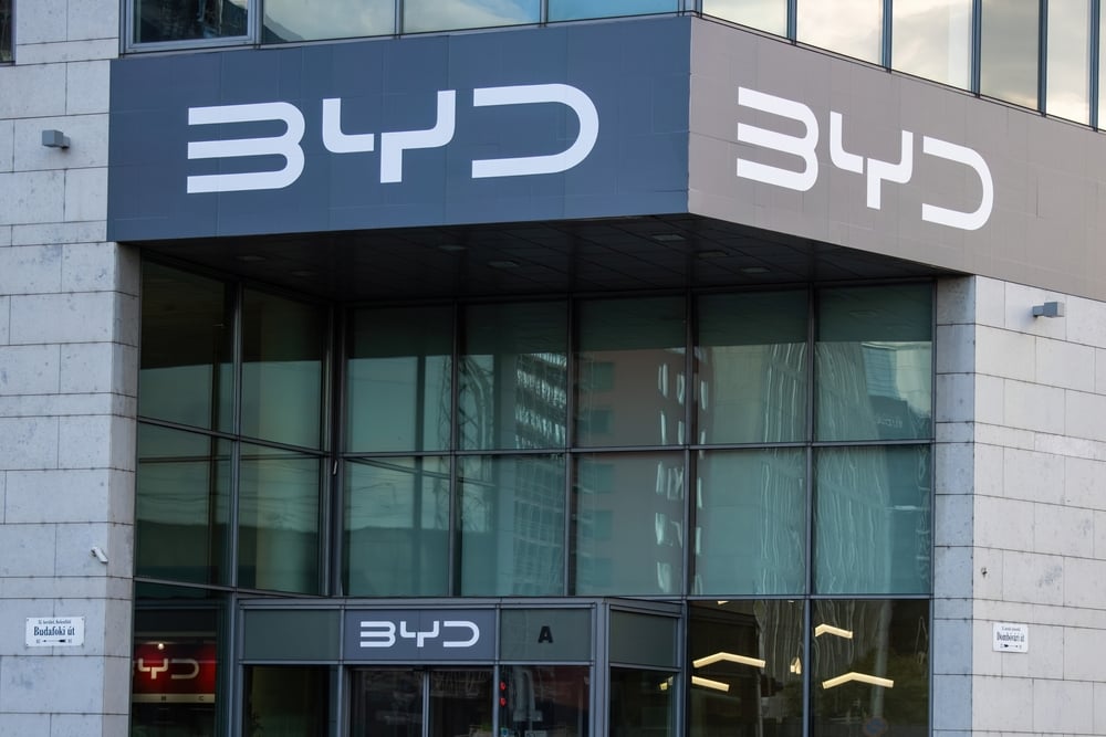 BYD Exports Hit Record as Chinese EV Stocks Slip